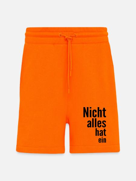 Not everything has a - Shorts - made by SPREAD - SUNSET ORANGE