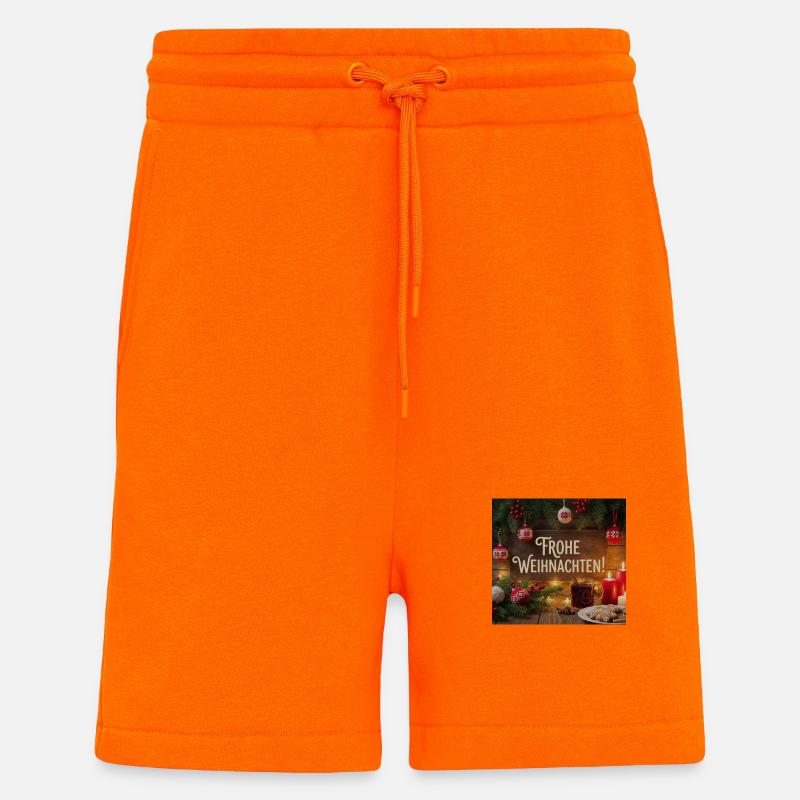 Frohe Weihnachten Holzschild - Shorts - made by SPREAD - SUNSET ORANGE
