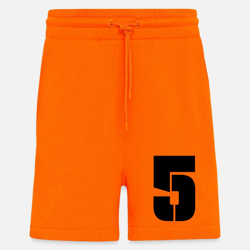 5 - Short bio décontracté fabriqué en UE - SUNSET ORANGE