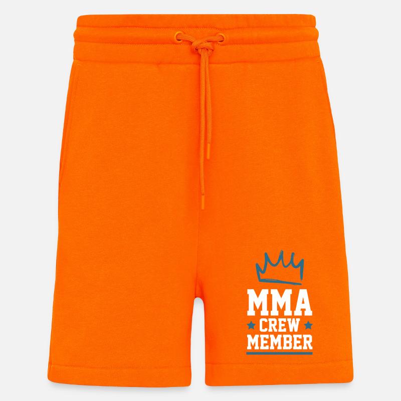 Équipe Mma - Short bio décontracté fabriqué en UE - SUNSET ORANGE