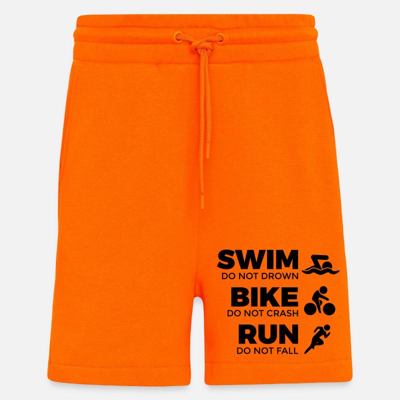 Zitat Triathlet - Shorts - made by SPREAD - SUNSET ORANGE