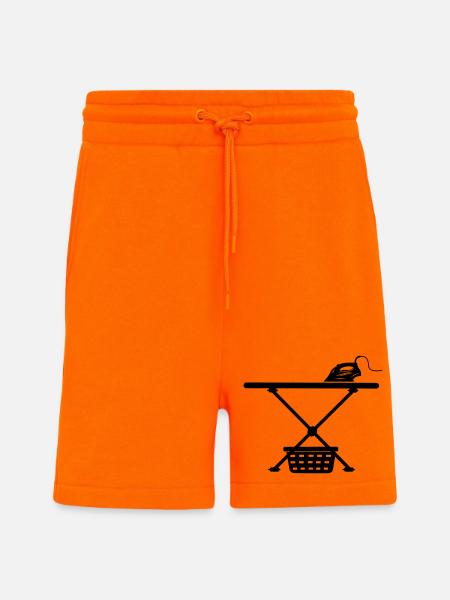 Iron srichplak and laundry basket - Shorts - made by SPREAD - SUNSET ORANGE
