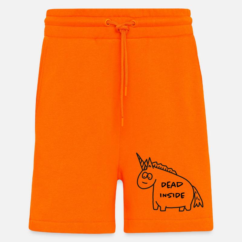 Einhorn - Dead Inside - Shorts - made by SPREAD - SUNSET ORANGE