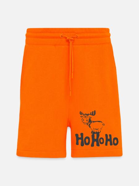 hohoho funny reindeer xmas christmas animals - Shorts - made by SPREAD - SUNSET ORANGE