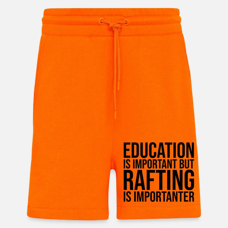 rafting - Short bio décontracté fabriqué en UE - SUNSET ORANGE