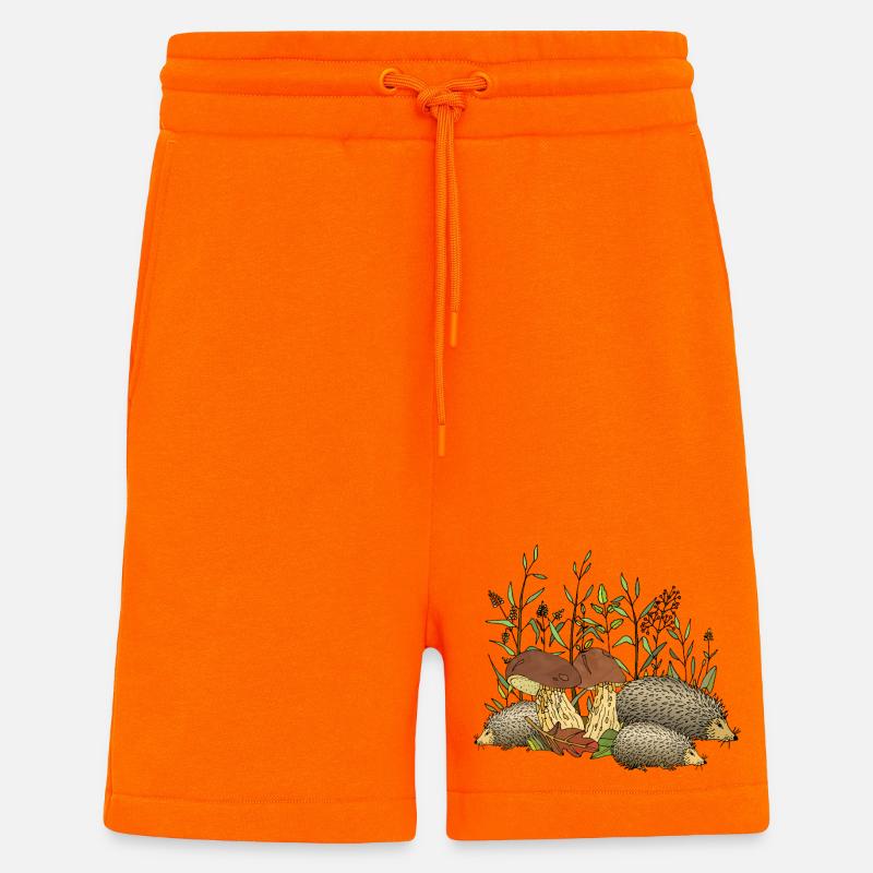 Hedgehogs - Shorts - made by SPREAD - SUNSET ORANGE