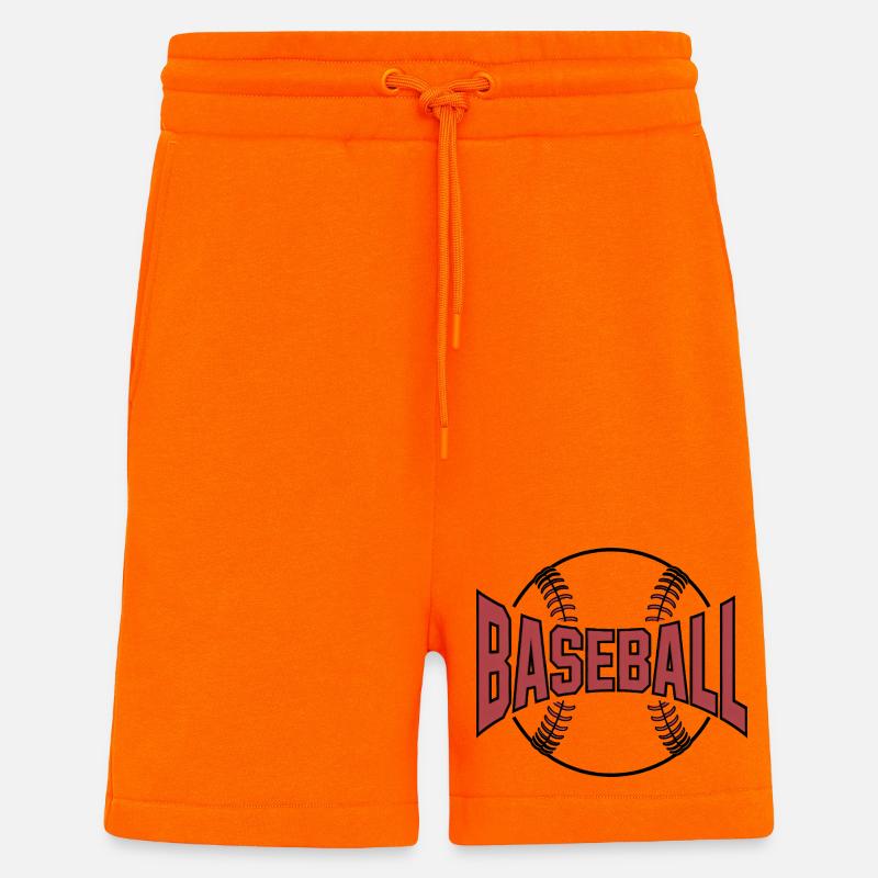 Baseball - Cooles Sportlogo - Shorts - made by SPREAD - SUNSET ORANGE