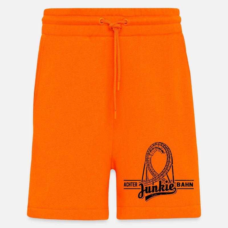 Roller Coaster Junkie - Looping - Shorts - made by SPREAD - SUNSET ORANGE