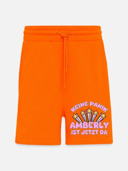 Amberly as a woman's name - Shorts - made by SPREAD - SUNSET ORANGE