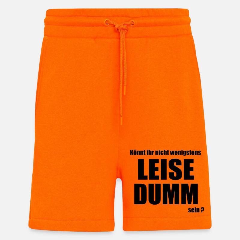 Leise dumm - Shorts - made by SPREAD - SUNSET ORANGE