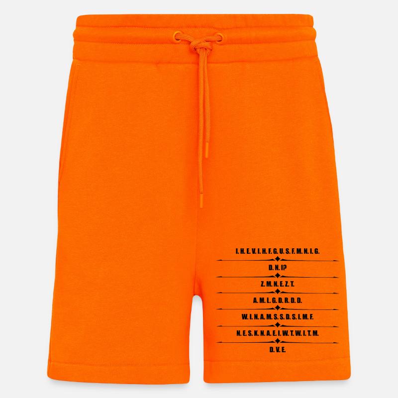 Encoding the balance - Shorts - made by SPREAD - SUNSET ORANGE