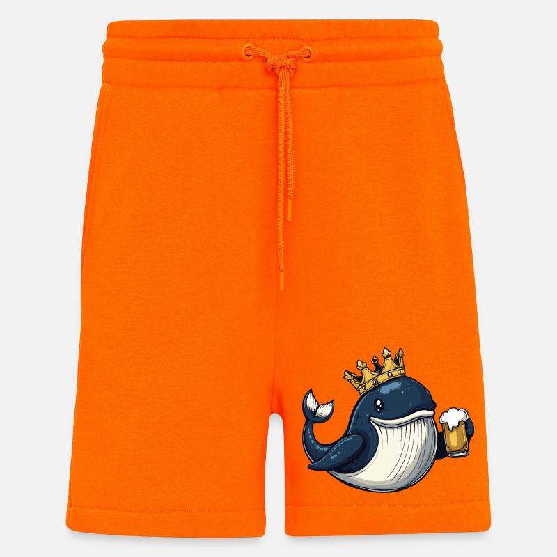 Wal Bier König - Shorts - made by SPREAD - SUNSET ORANGE