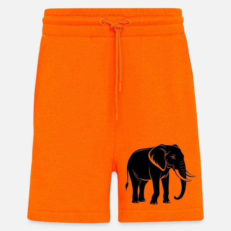 Elephant - Shorts - made by SPREAD - SUNSET ORANGE