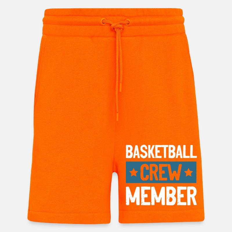 Basketball Crew - Shorts - made by SPREAD - SUNSET ORANGE