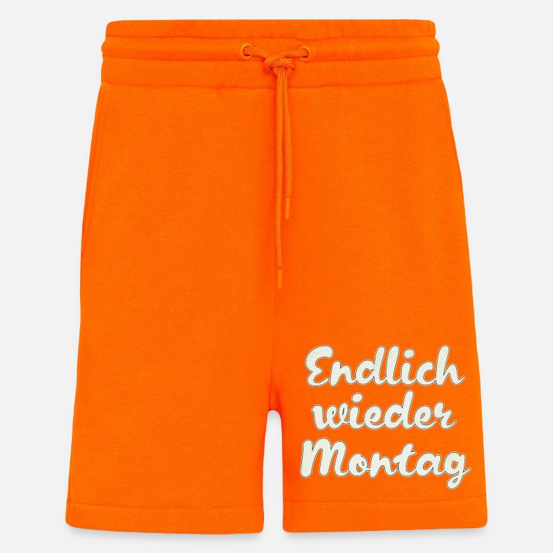 Finally Monday again - Shorts - made by SPREAD - SUNSET ORANGE