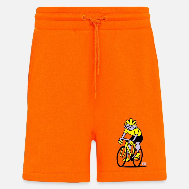 Radfahrer - Radsport - Shorts - made by SPREAD - SUNSET ORANGE