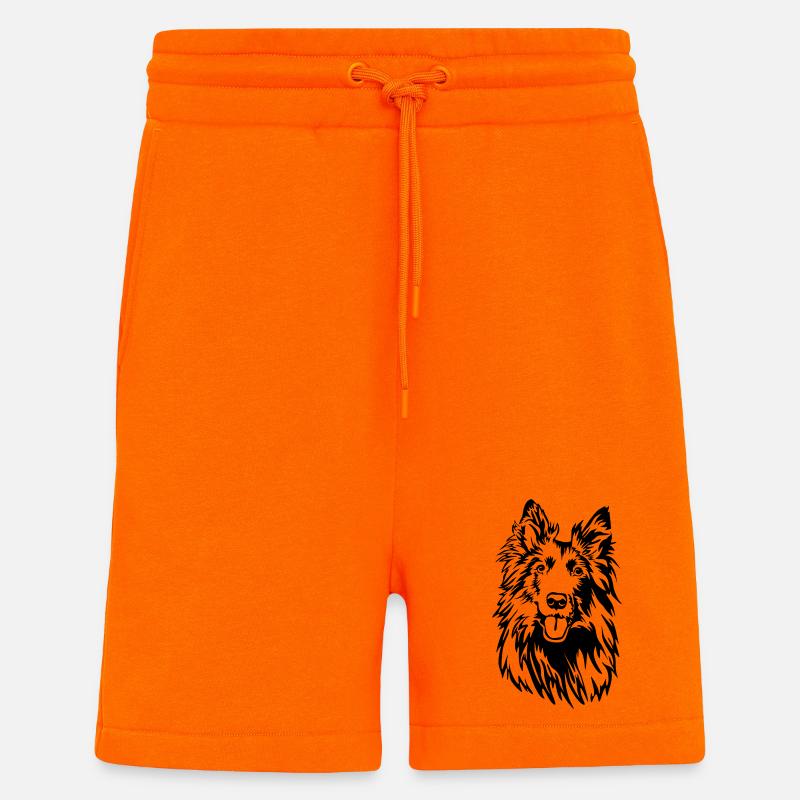 Groenendael Kopf - Shorts - made by SPREAD - SUNSET ORANGE