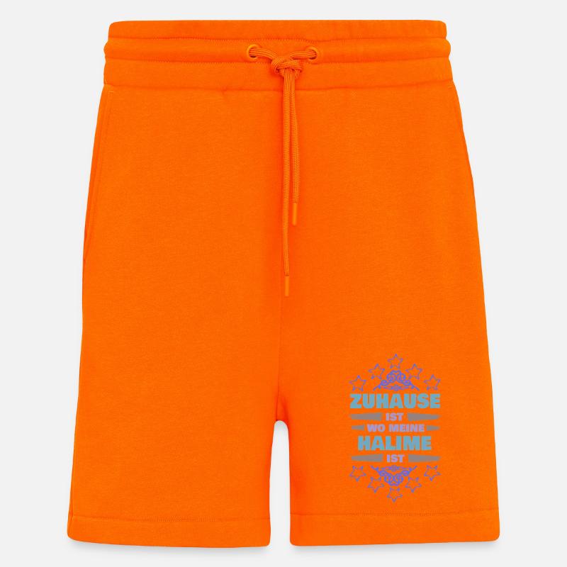 Vorname Halime - Shorts - made by SPREAD - SUNSET ORANGE