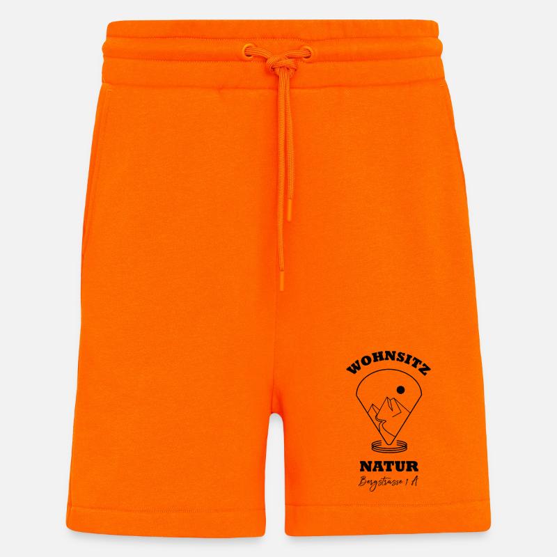 Wohnsitz Natur  - Shorts - made by SPREAD - SUNSET ORANGE