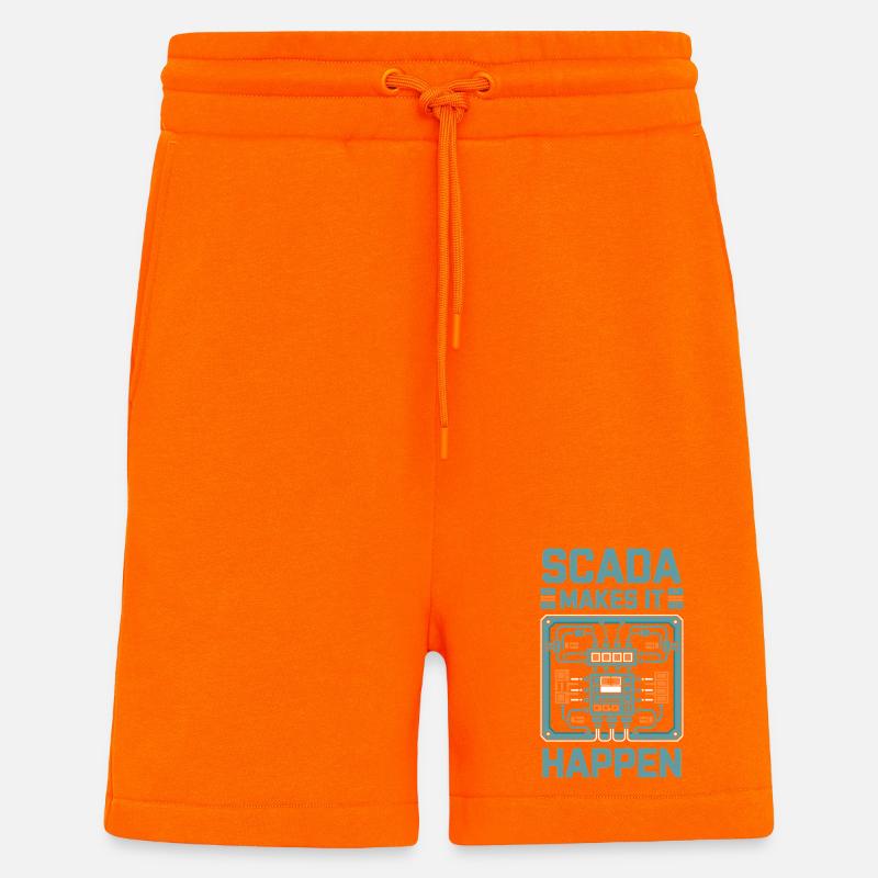 SCADA Makes It Happen Automation Technology - Shorts - made by SPREAD - SUNSET ORANGE