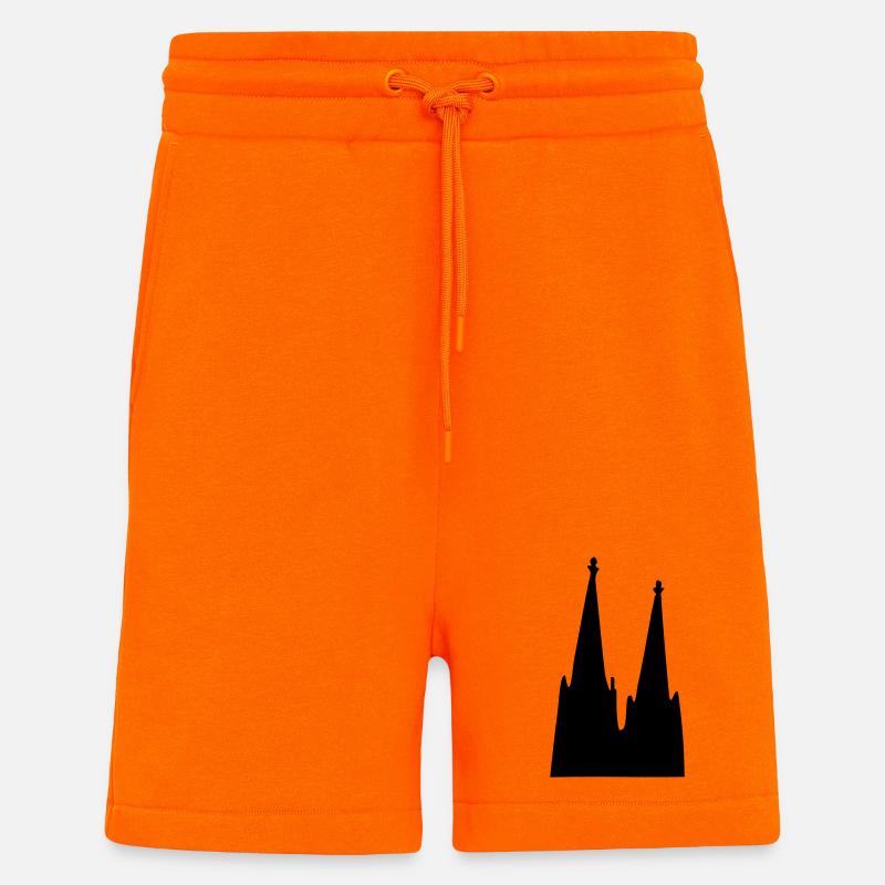 Der Kölner Dom zu Köln - Shorts - made by SPREAD - SUNSET ORANGE