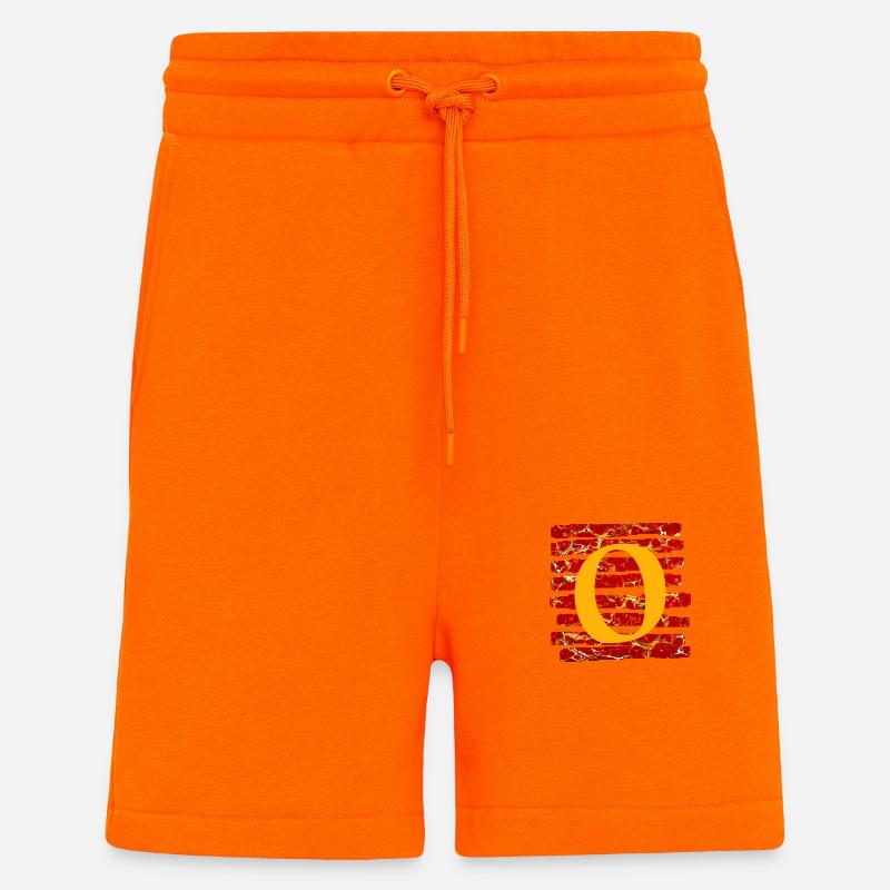 Strip E 232 O - Shorts - made by SPREAD - SUNSET ORANGE