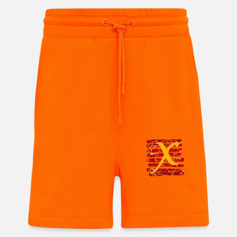Strip E 232 x - Shorts - made by SPREAD - SUNSET ORANGE