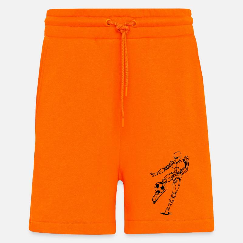 Kick it! - Short bio décontracté fabriqué en UE - SUNSET ORANGE