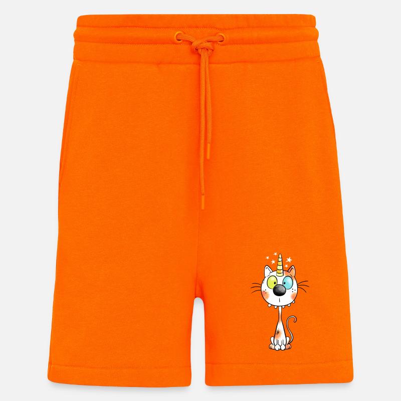 Katzecorn - Shorts - made by SPREAD - SUNSET ORANGE