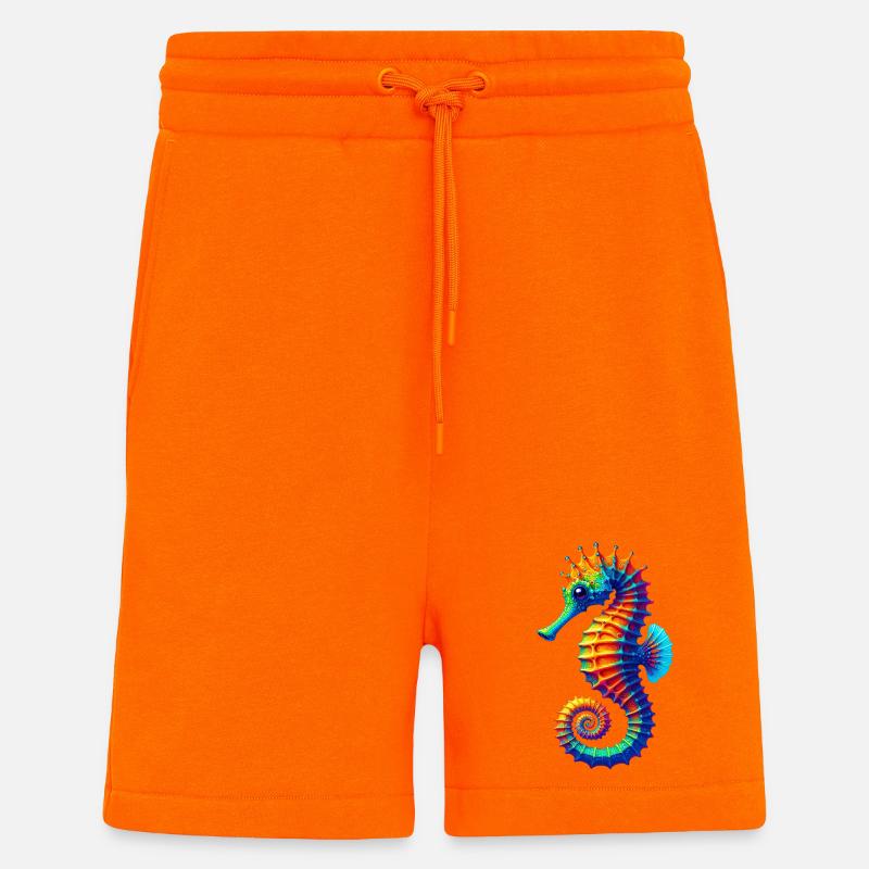 Seepferdchen - Shorts - made by SPREAD - SUNSET ORANGE