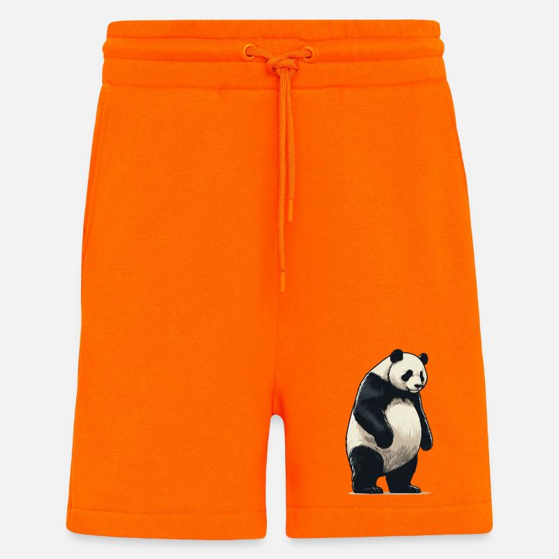 Panda - Shorts - made by SPREAD - SUNSET ORANGE
