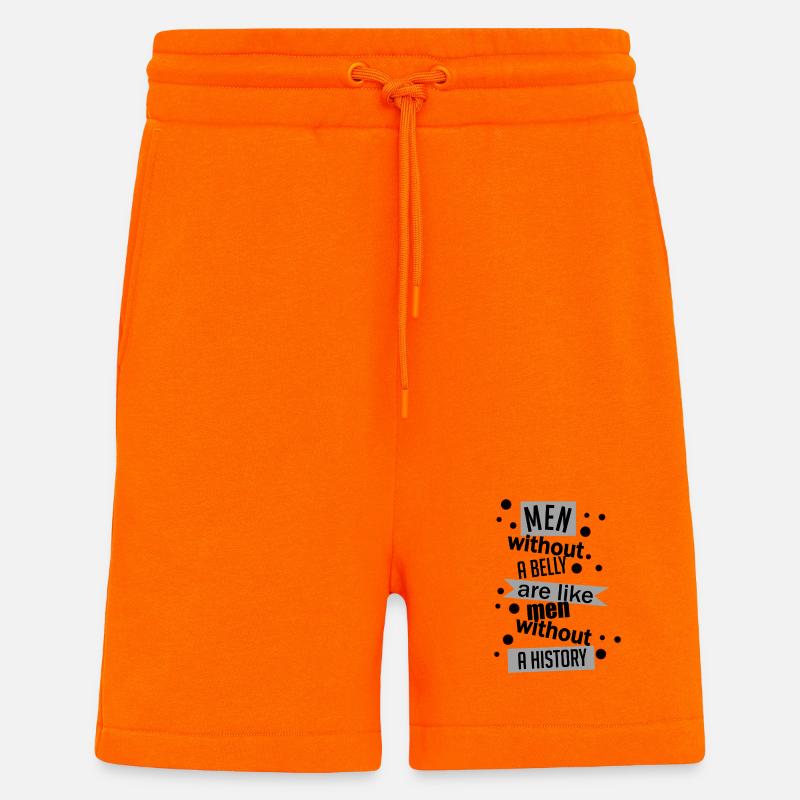 Männer mögen ein Geschichtsband - Shorts - made by SPREAD - SUNSET ORANGE
