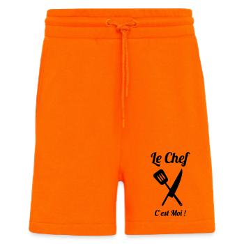 The head chef is me - Shorts - made by SPREAD - SUNSET ORANGE - Front