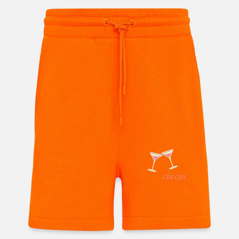 Cin cin - Shorts - made by SPREAD - SUNSET ORANGE