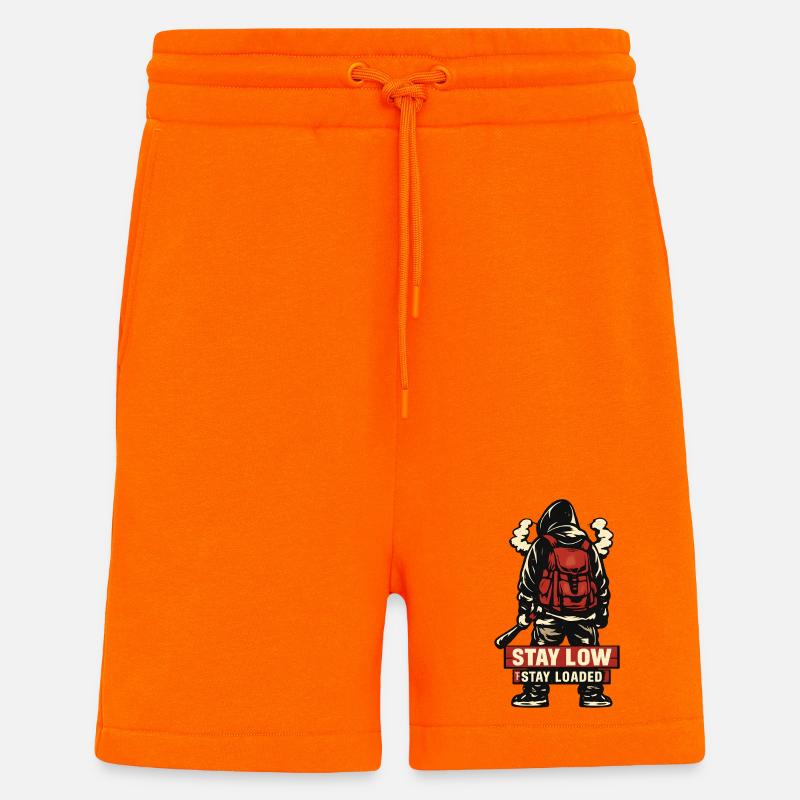 Stay Deep Stay Loaded Backpack - Shorts - made by SPREAD - SUNSET ORANGE