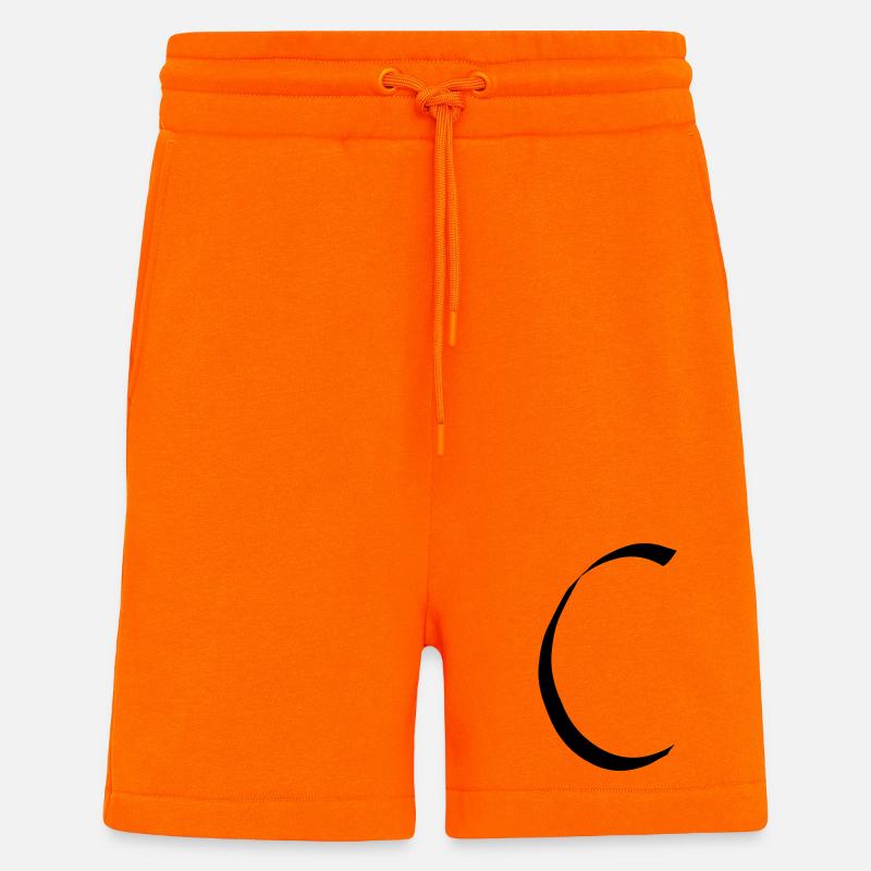 Buchstabe C - Shorts - made by SPREAD - SUNSET ORANGE