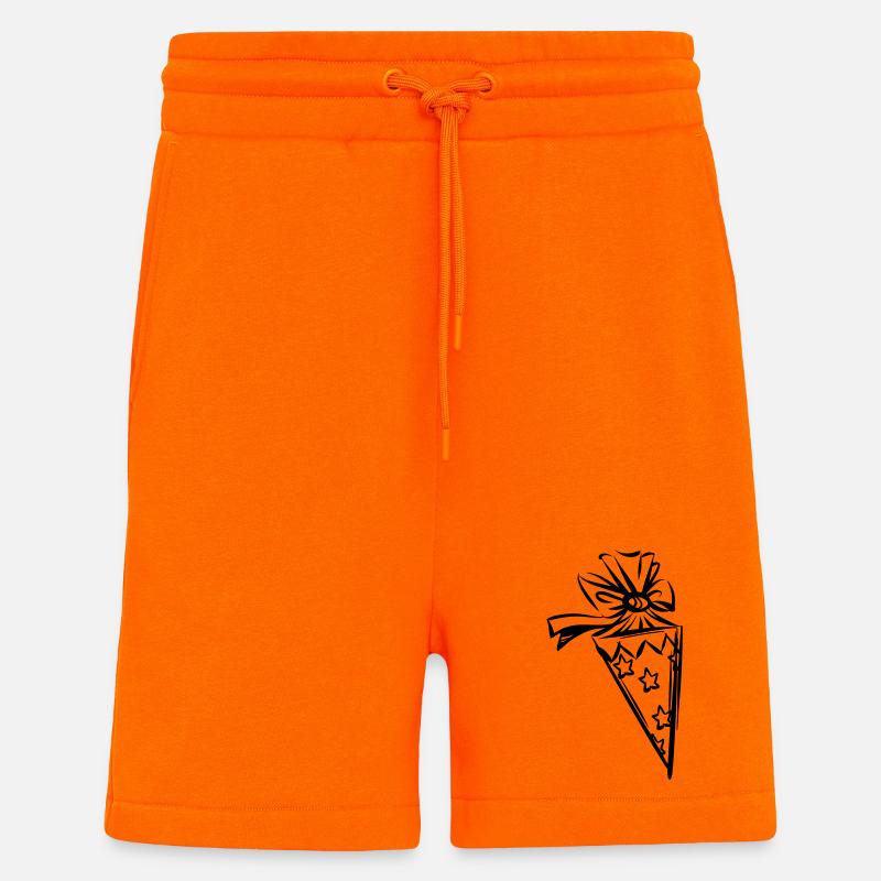 Schultüte Einschulung Sterne - Shorts - made by SPREAD - SUNSET ORANGE