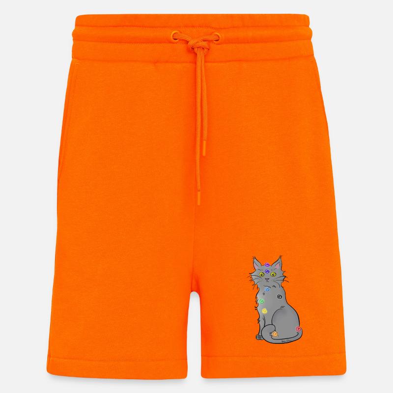 Chat-kra - Shorts - made by SPREAD - SUNSET ORANGE