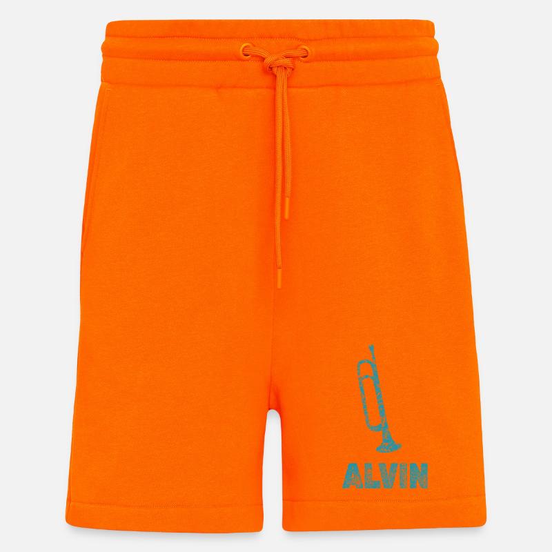Alvin - Short bio décontracté fabriqué en UE - SUNSET ORANGE