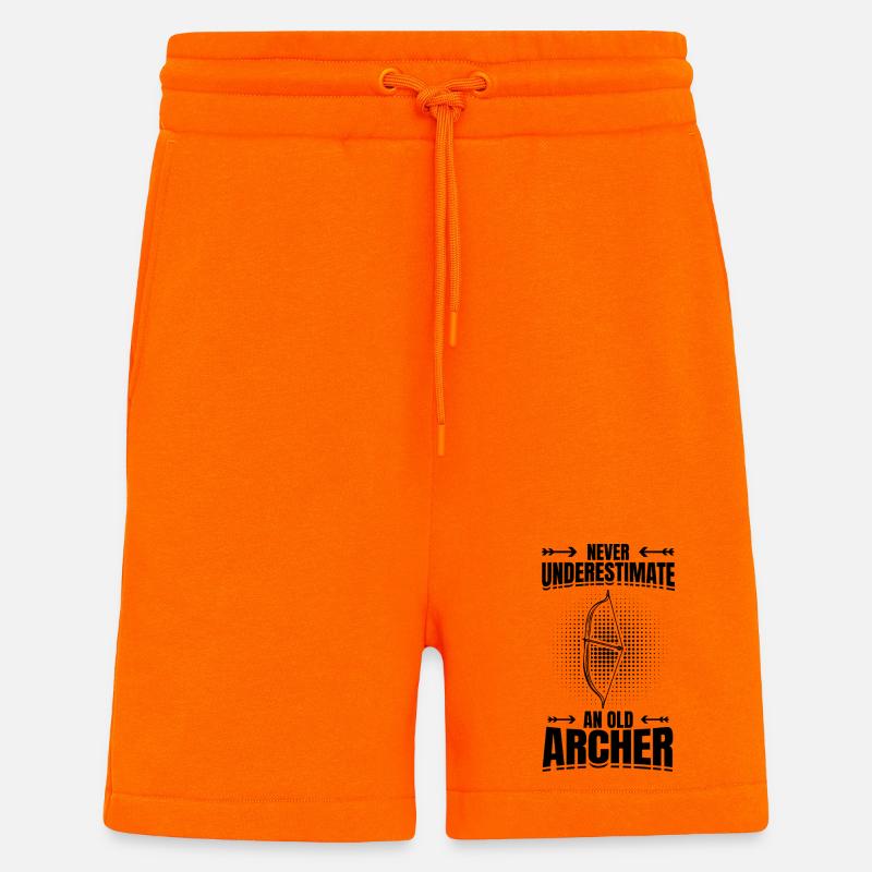 Bogenschütze Opa - Shorts - made by SPREAD - SUNSET ORANGE