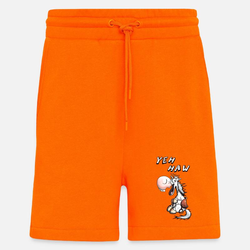 Yeh Haw Pferdchen - Shorts - made by SPREAD - SUNSET ORANGE