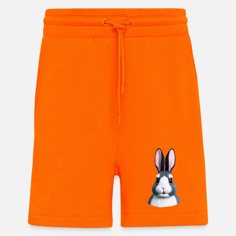 Rabbit - Not only at Easter - Shorts - made by SPREAD - SUNSET ORANGE