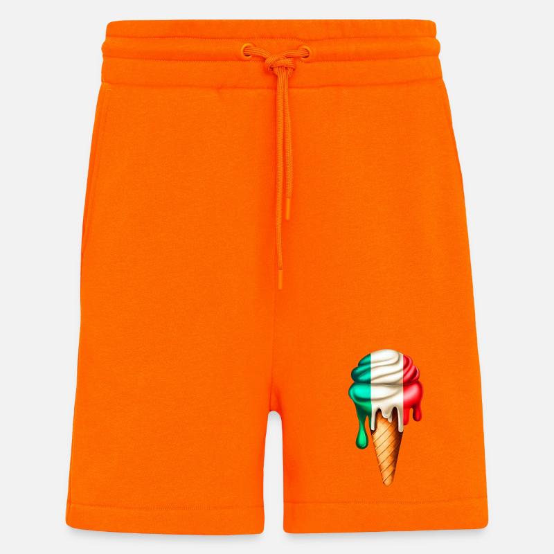 Italien Eiswaffel - Shorts - made by SPREAD - SUNSET ORANGE