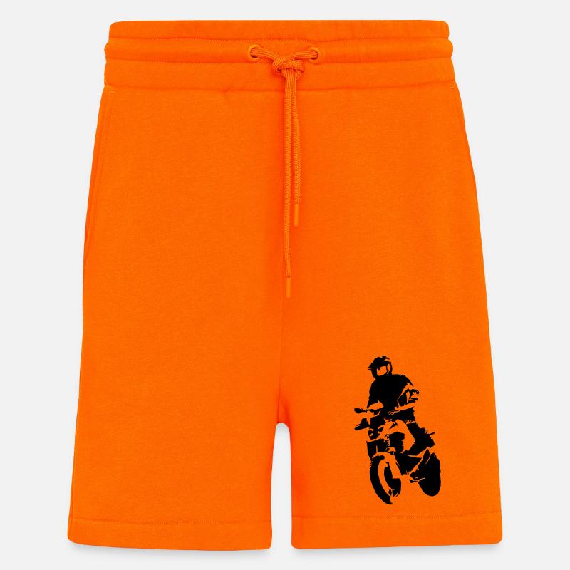 Bikershirt1300vektor - Shorts - made by SPREAD - SUNSET ORANGE