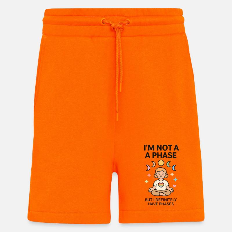 ICH BIN KEINE PHASE - Shorts - made by SPREAD - SUNSET ORANGE