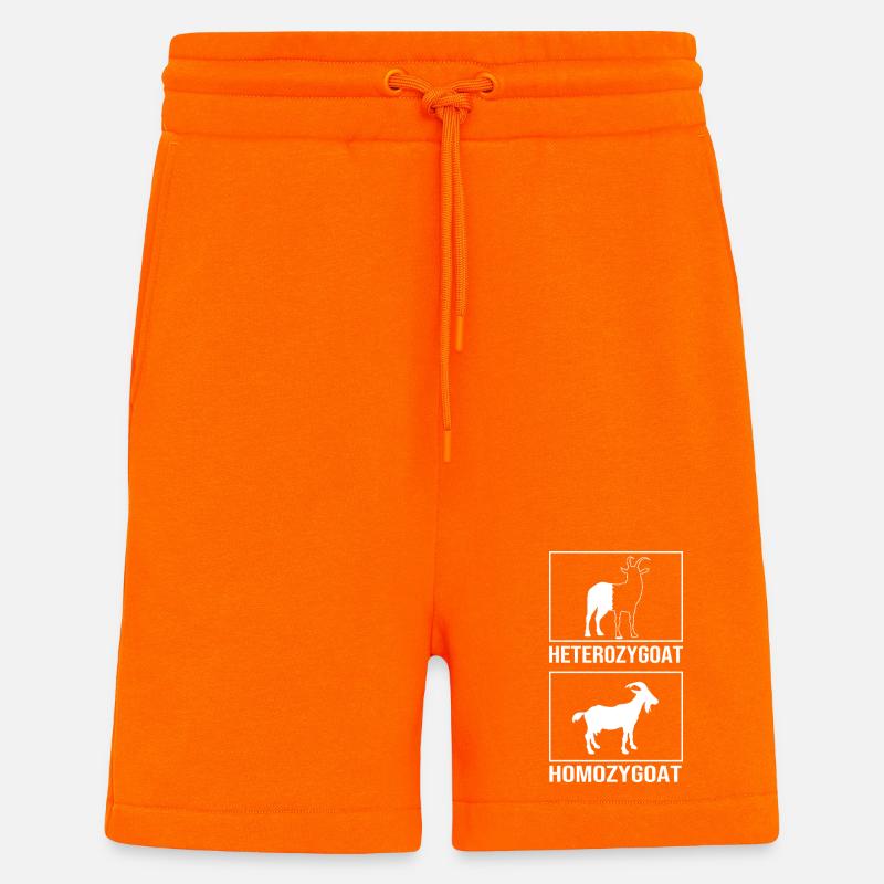 Molecule Structural Formula - Shorts - made by SPREAD - SUNSET ORANGE
