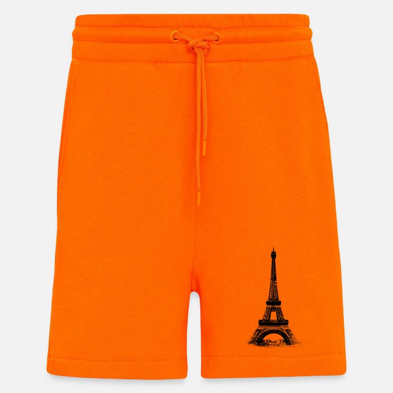 Eiffelturm  - Shorts - made by SPREAD - SUNSET ORANGE