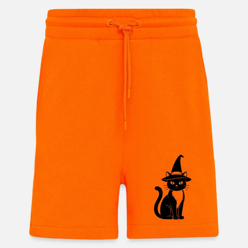 witches cat - Shorts - made by SPREAD - SUNSET ORANGE