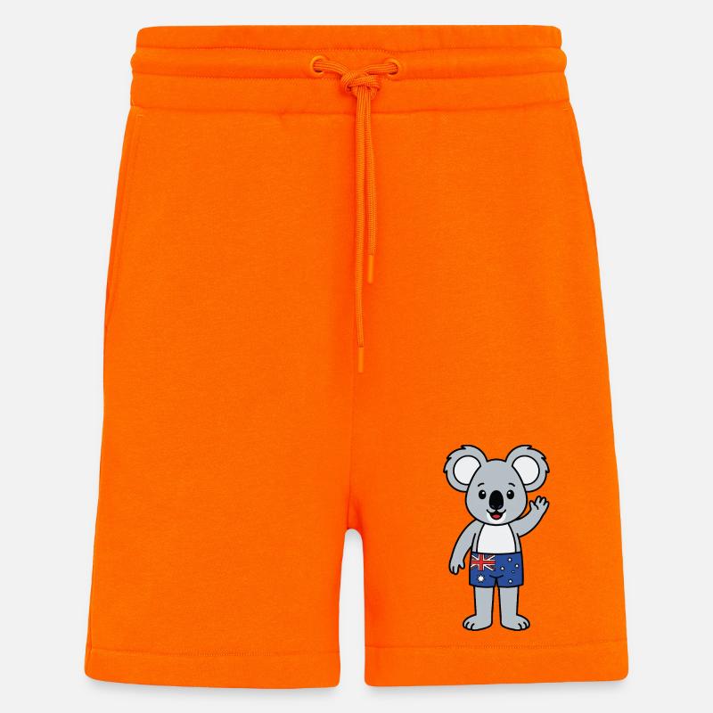 Australia Koala - Shorts - made by SPREAD - SUNSET ORANGE