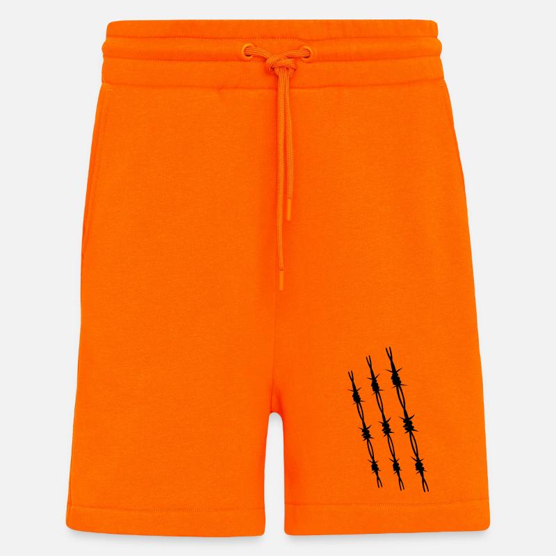 Stacheldraht 3 - Shorts - made by SPREAD - SUNSET ORANGE
